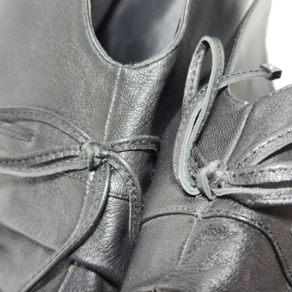 Guess Revenge Womens Size 9.5 Retro Y2K Over The Knee Leather Ribbon Boots - Picture 6 of 12